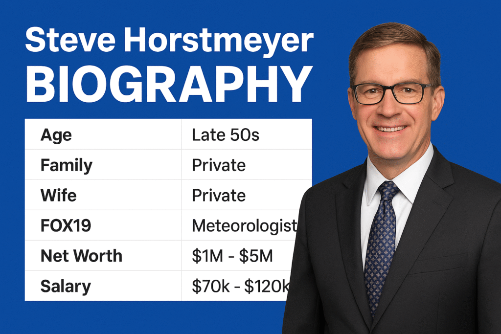 Steve Horstmeyer Bio, Wiki, Age, FOX19, Net Worth, Salary